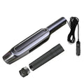 Aspirator auto cu fir pentru masina GLIMATECH, Putere 120W, Lungime clablu 4 m, Aspiratie ciclonica, 6000Pa, Filtru si Accesorii incluse, Incarcare la bricheta masinii, Negru