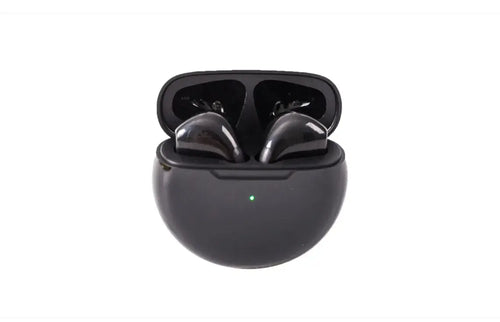 Casti wirelesss PRO6, Bluetooth, Fara fir, Compatibilitate universala, 5.0, 2.4Ghz, 15m, Negru