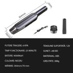 Aspirator portabil fara fir pentru casa si masina GLIMATECH, Wireless, Putere 120W, Timp de lucru 30 de minute, Aspiratie ciclonica, 6000Pa, Filtru si Accesorii incluse, Cablu incarcare USB inclus