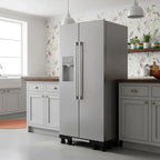Suport GLIMATECH pentru frigider side-by-side în bucătărie, 12 picioare reglabile, înălțime 10-13 cm, susținere 300 kg