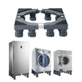 Suport universal GLIMATECH gri, 12 picioare reglabile, compatibil frigider și mașină de spălat frontală sau cu încarcare verticală