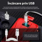 Multimetru digital smart GLIMATECH 683 reîncărcabil prin USB, cablu de încărcare inclus, fără baterii de schimb, încărcare rapidă și ușoară