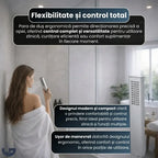 Set duș premium GLIMATECH cu pară ergonomică multifuncțională, flexibilitate și control total, design modern compact, ajustare 360 grade, ușor de manevrat